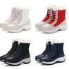 Waterproof Women High-Top Cotton Shoes - crmores.com
