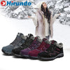 Couple Winter Warm Fur Lining Snow Shoes - crmores.com