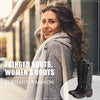 Women Vintage Tassel Knot Knee High Boots - crmores.com