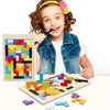 Tangram Jigsaw Intelligence Colorful 3D Russian Blocks Game - crmores.com